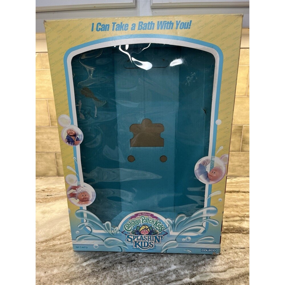 Vintage 1987 Cabbage Patch Kids Doll -BOX ONLY #3580 Splashin’ Kids W/pamplet